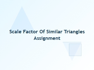 Mastering the Scale Factor in Similar Triangles